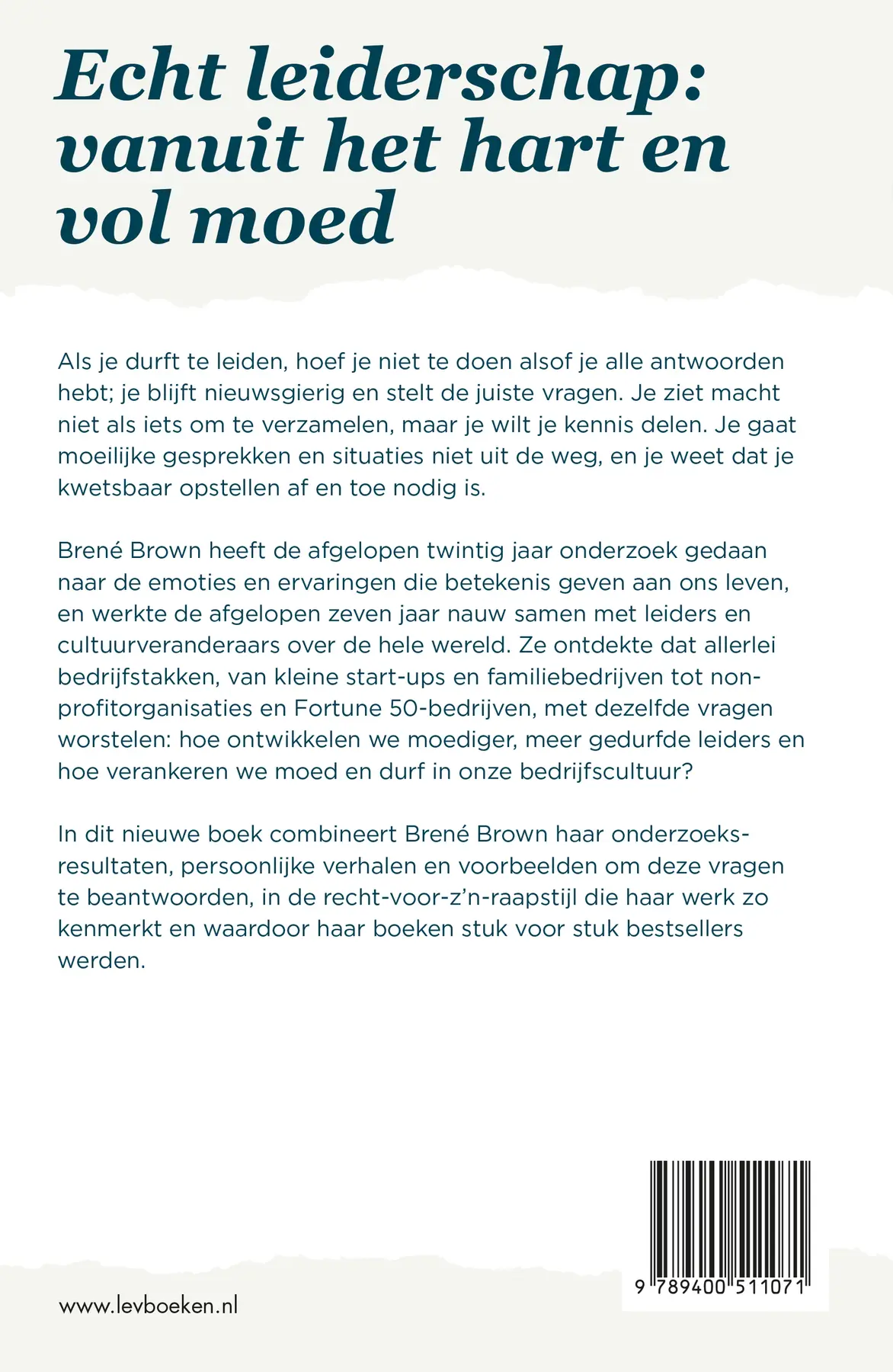 Durf te leiden - Brené Brown 2