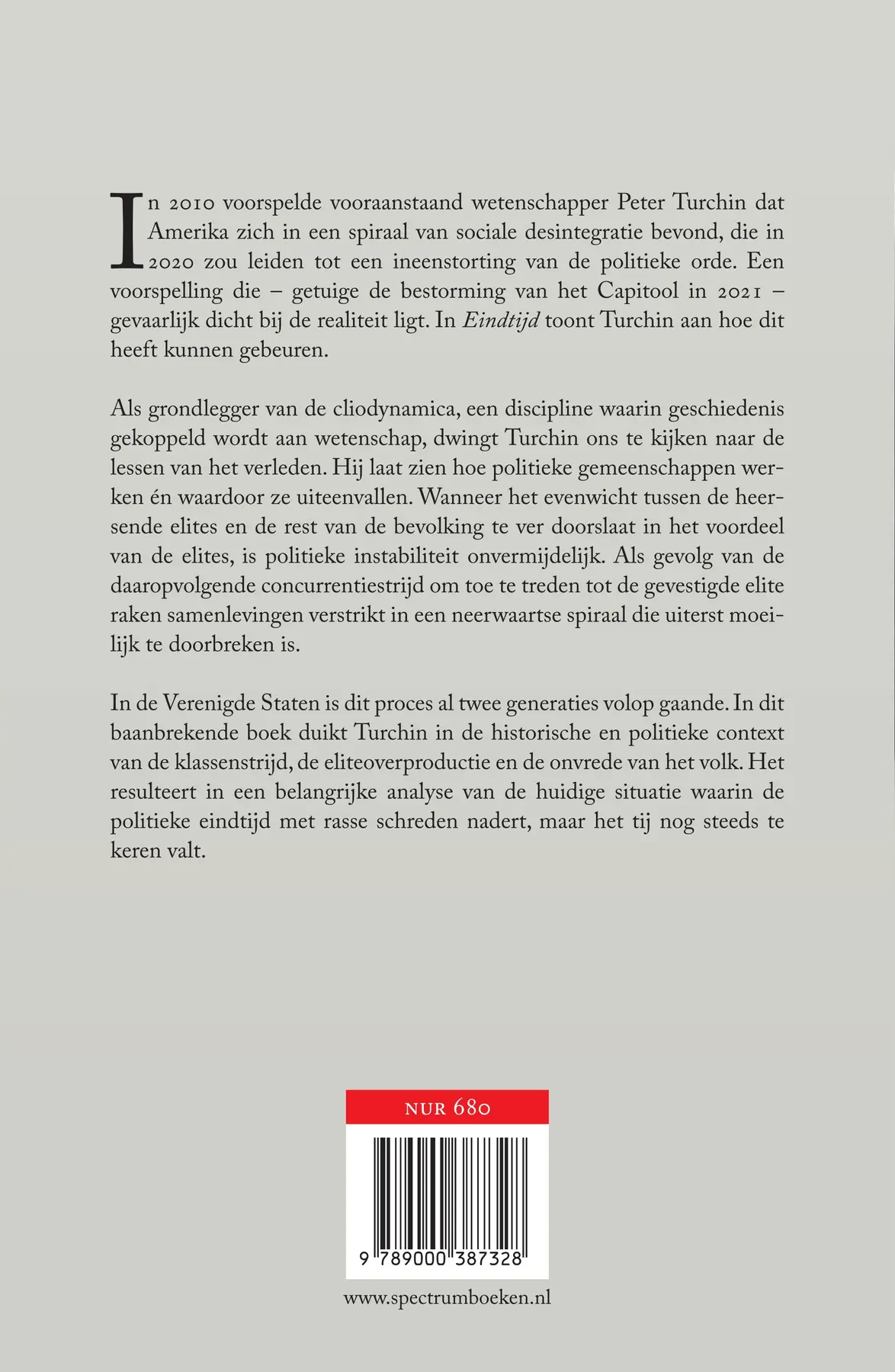 Eindtijd - Peter Turchin 2