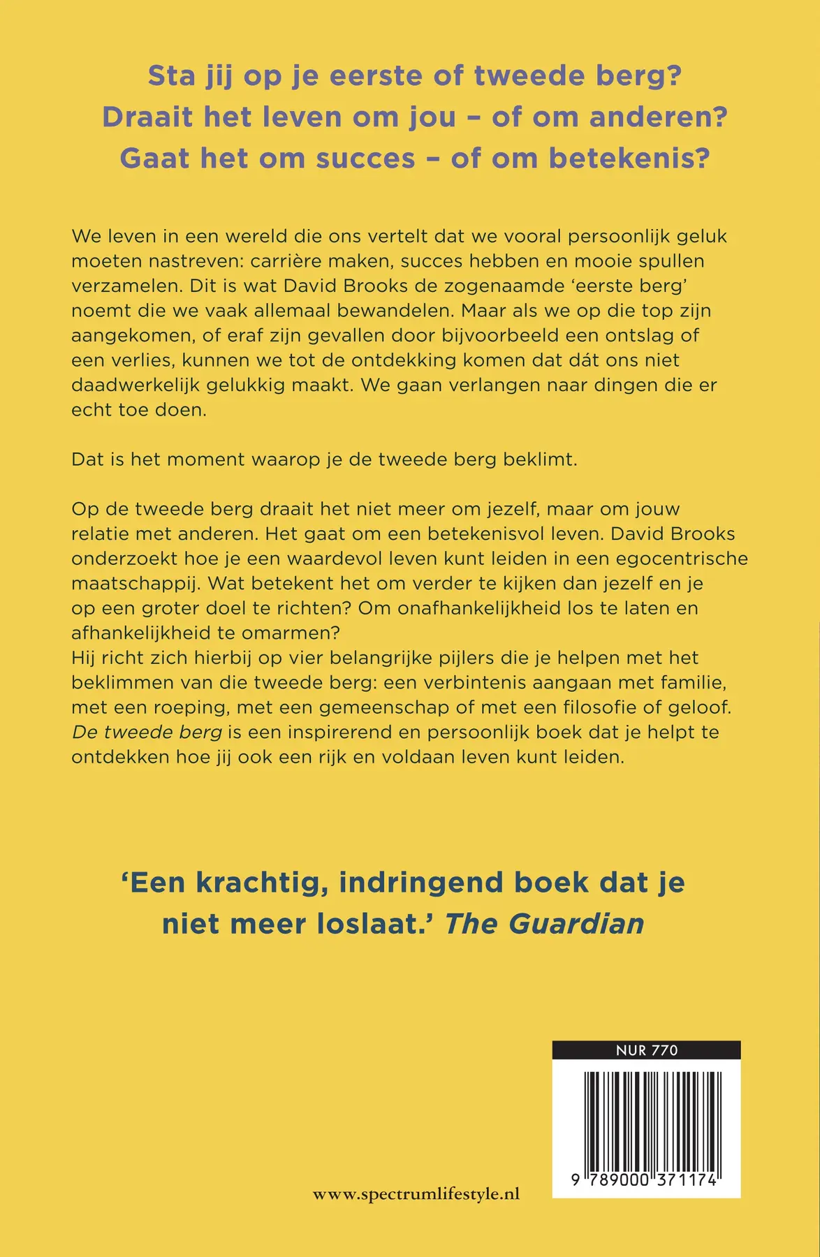 De tweede berg - David Brooks 2