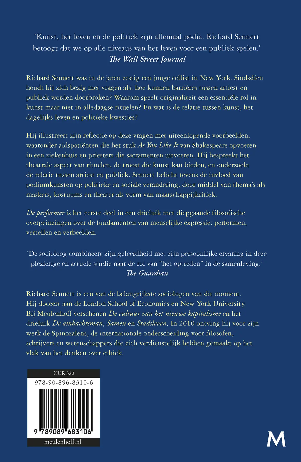 De performer - Richard Sennett 2