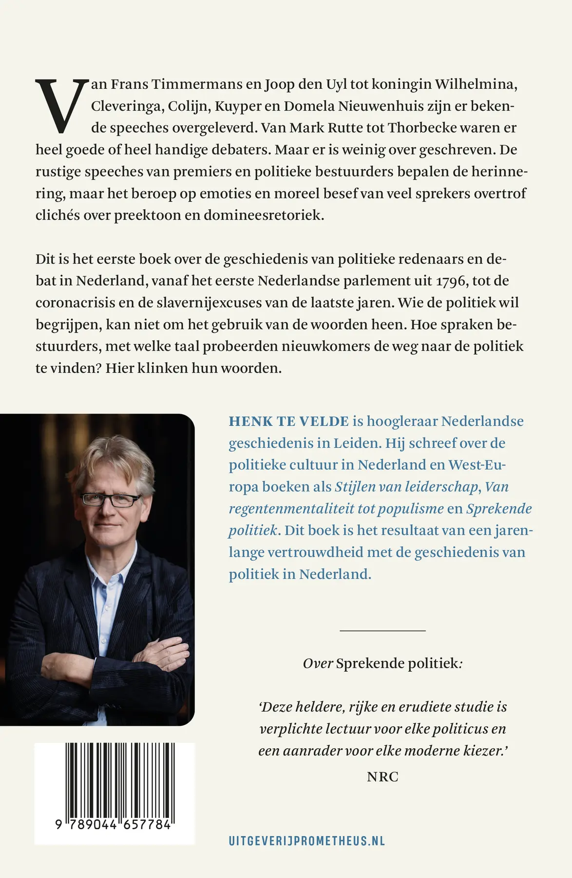 Land van redenaars en debat - Henk te Velde 2