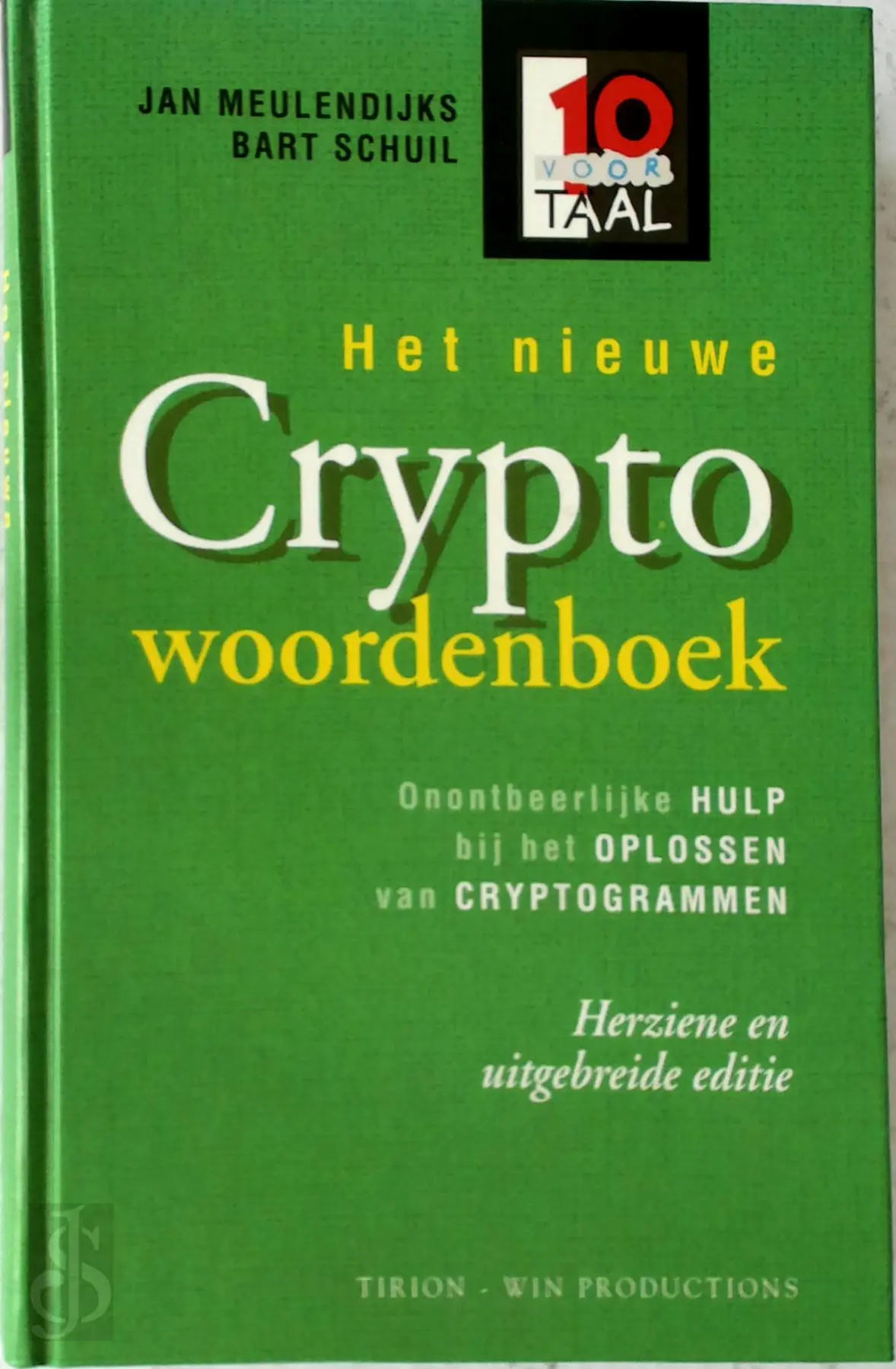 Het nieuwe crypto woordenboek - J. / SCHUIL Meulendijks - (ISBN:  9789051215434) | De Slegte