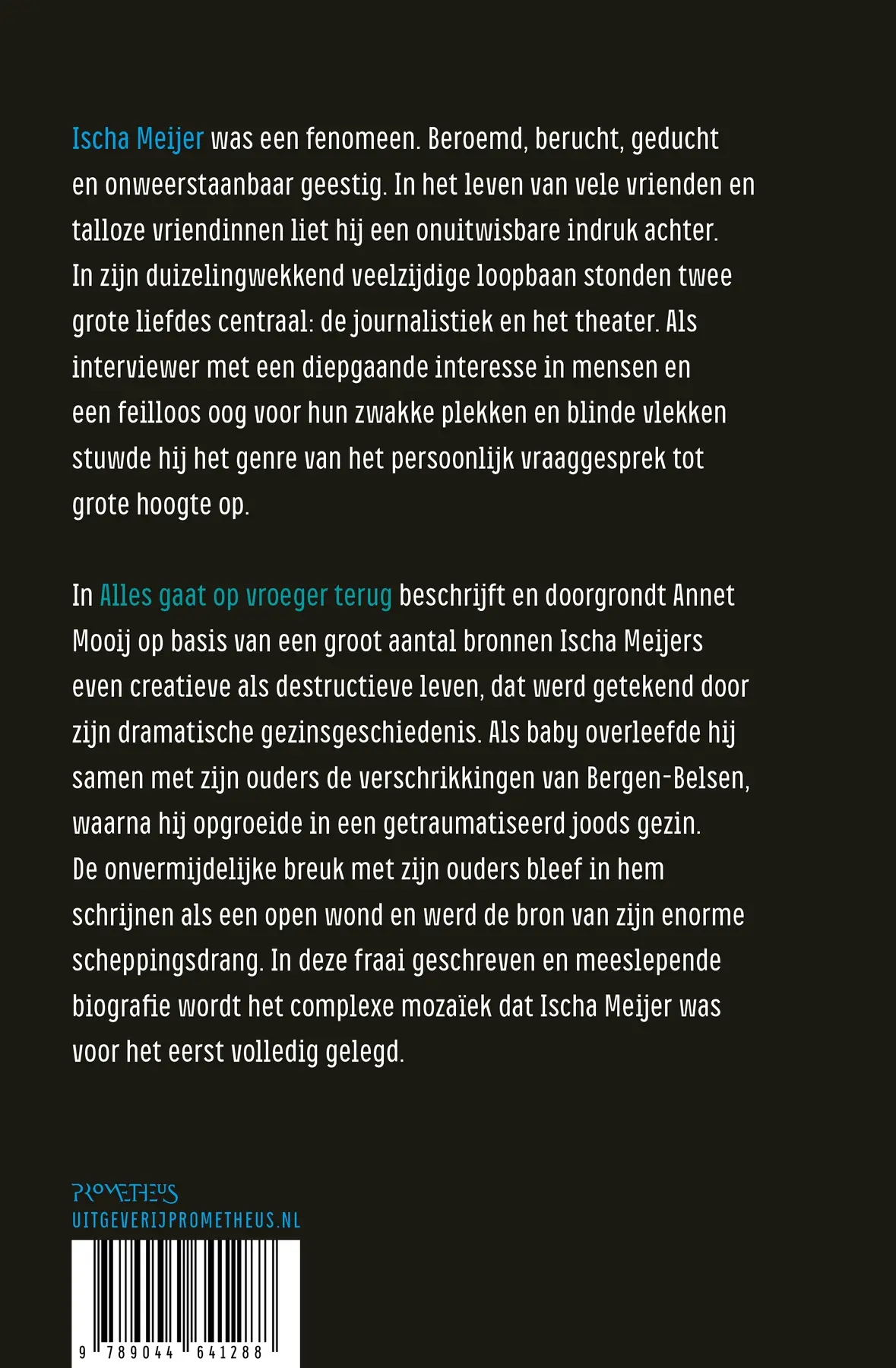 Alles gaat op vroeger terug - Annet Mooij 2