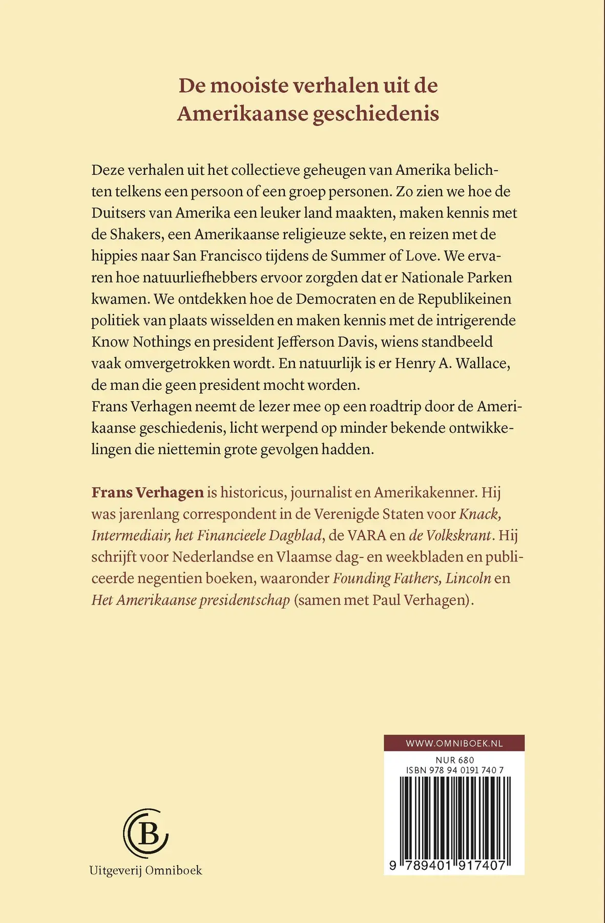 De man die geen president mocht worden - Frans Verhagen 2