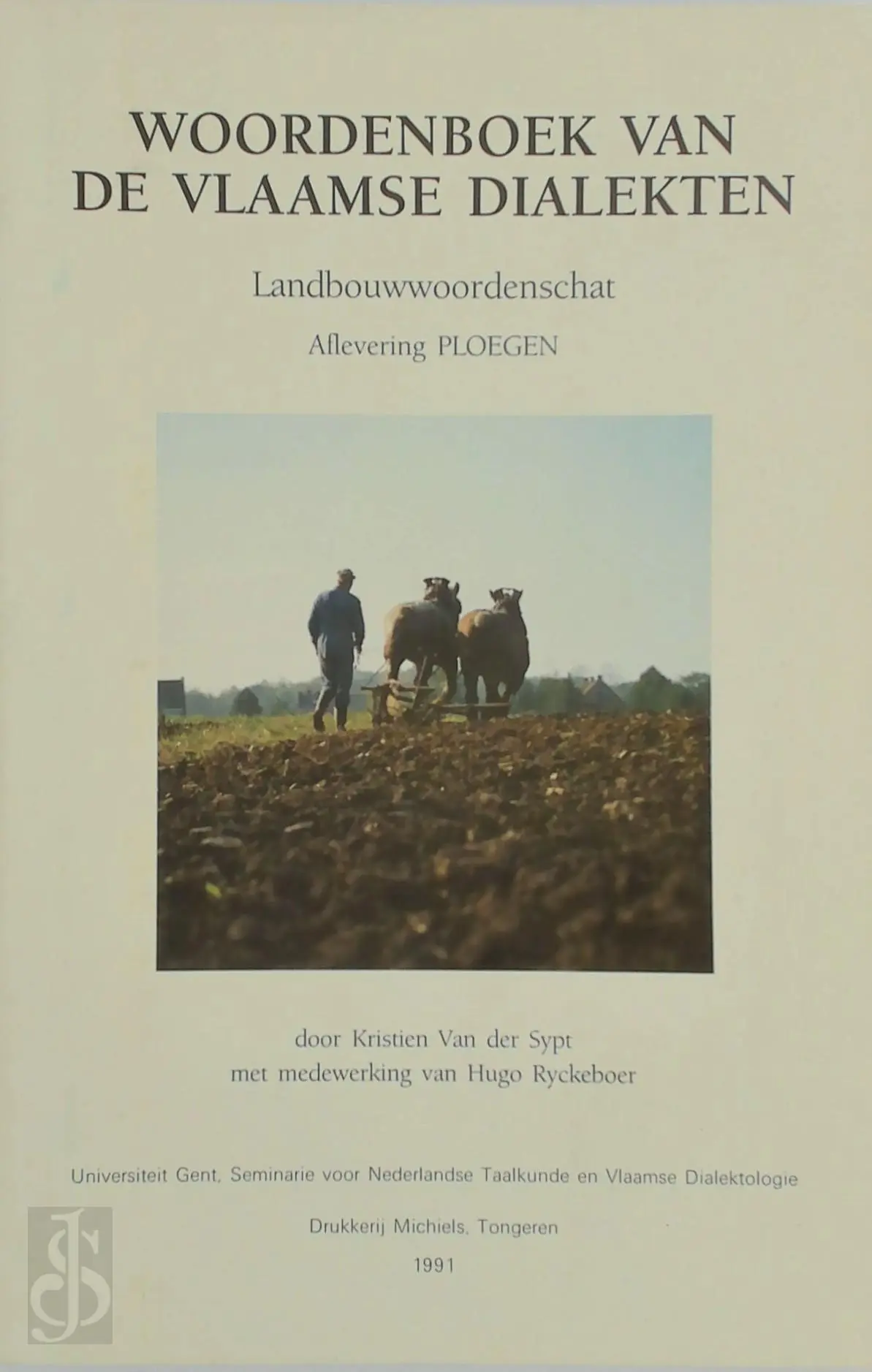 Woordenboek van de Vlaamse dialekten - K. van der Sypt 1