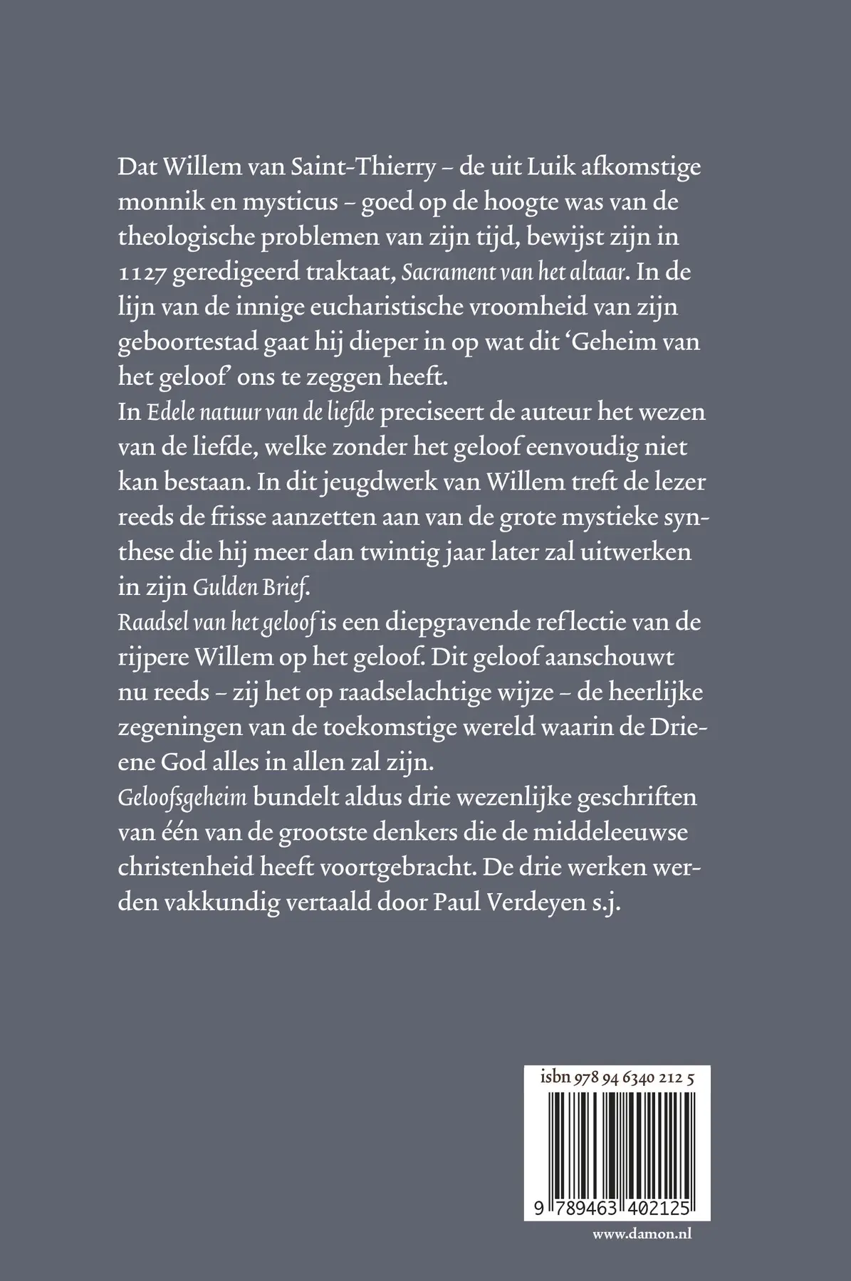 Geloofsgeheim - Willem van Saint-Thierry 2