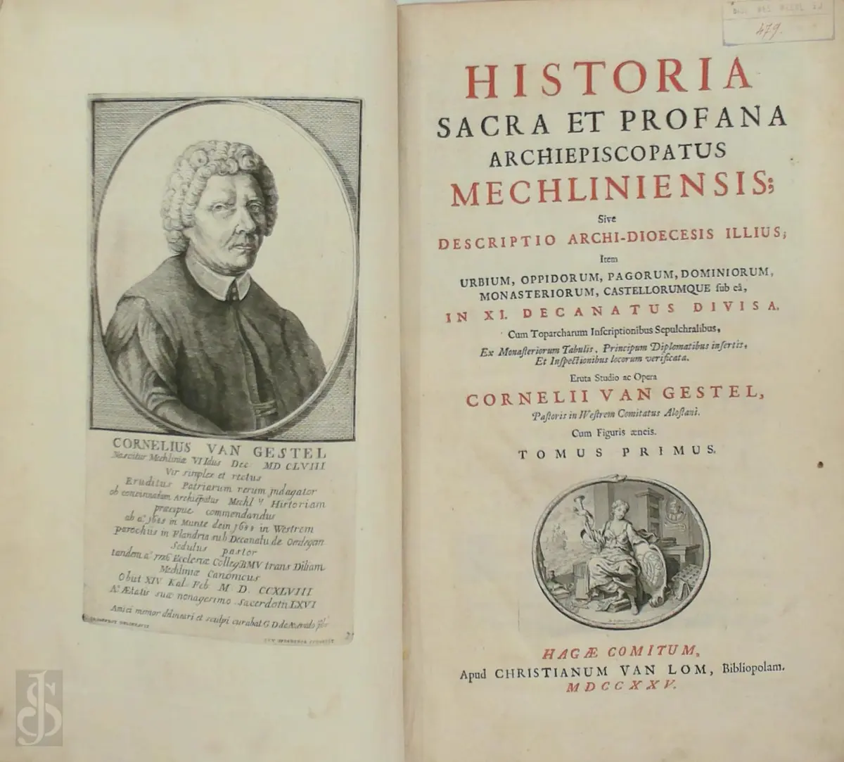 Historia Sacra et Profana Archiepiscopatus Mechliniensis - Cornelis van Gestel 1