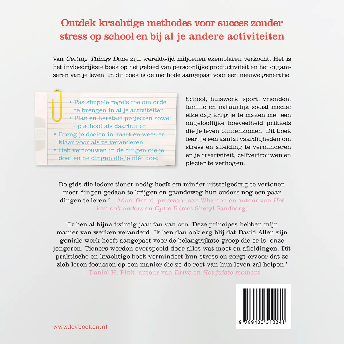 Getting Things Done voor een nieuwe generatie - David Allen 2