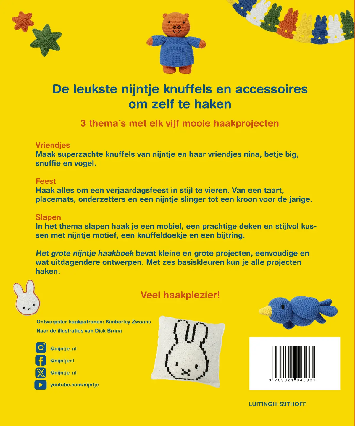 het grote nijntje haakboek - Dick Bruna, Kimberley Zwaans 2