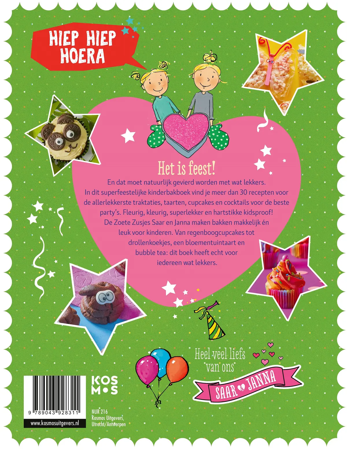 Feest met de Zoete Zusjes bakboek met meer dan 30 recepten - Hanneke de Zoete 2