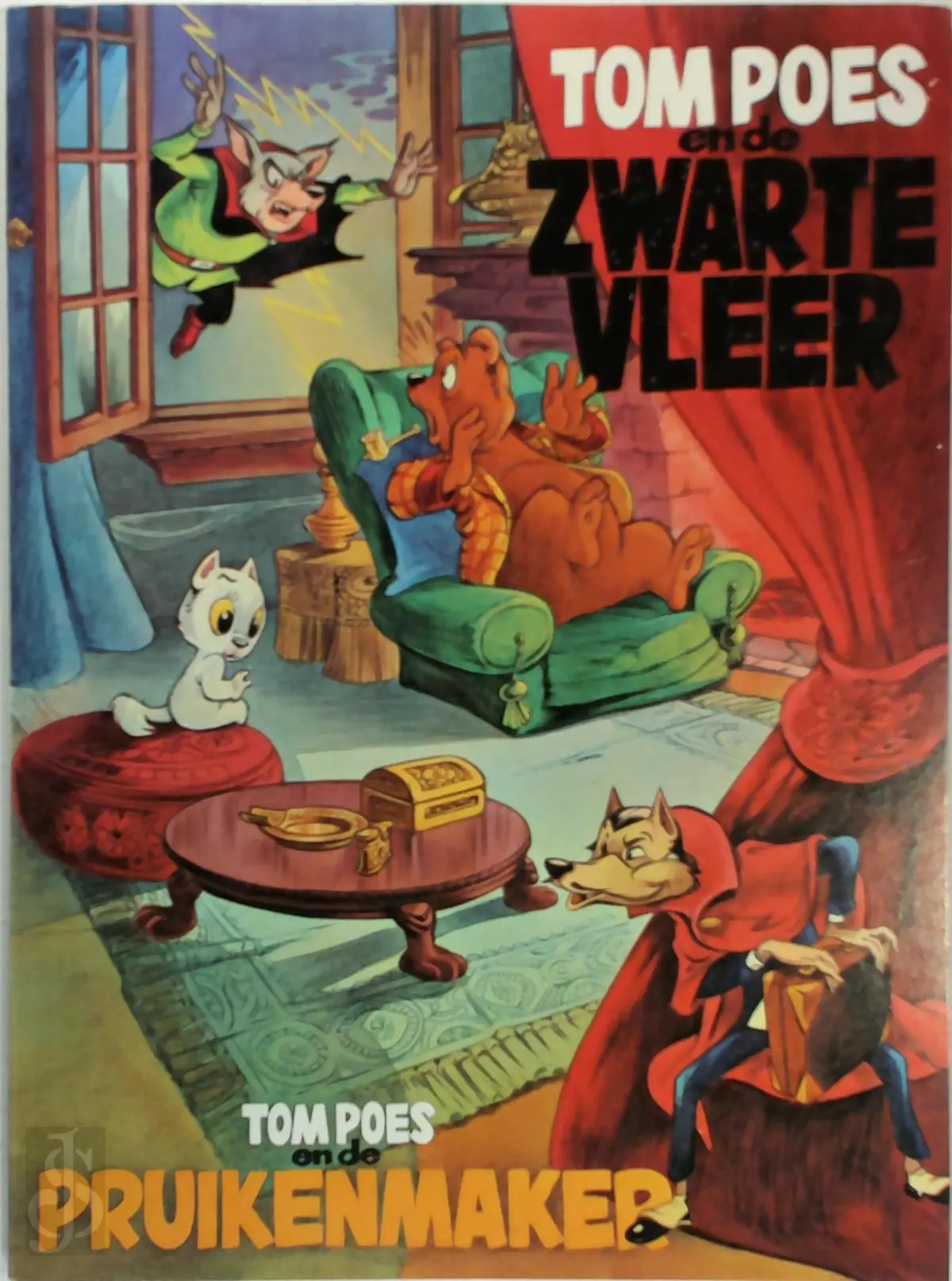 Tom Poes en de Zwarte Vleer / Tom Poes en de pruikenmaker - Marten Toonder 1
