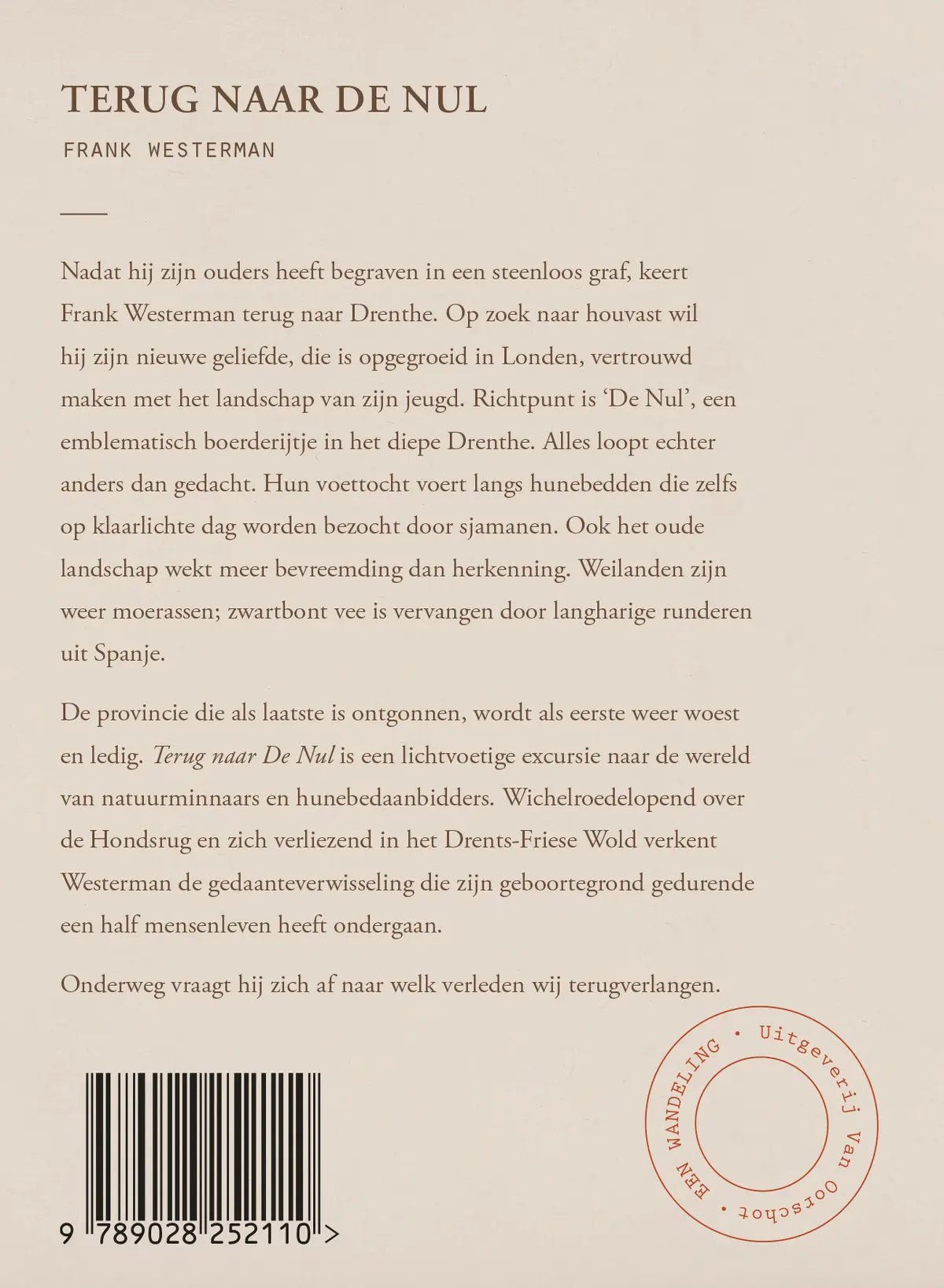 Terug naar De Nul - Frank Westerman 2