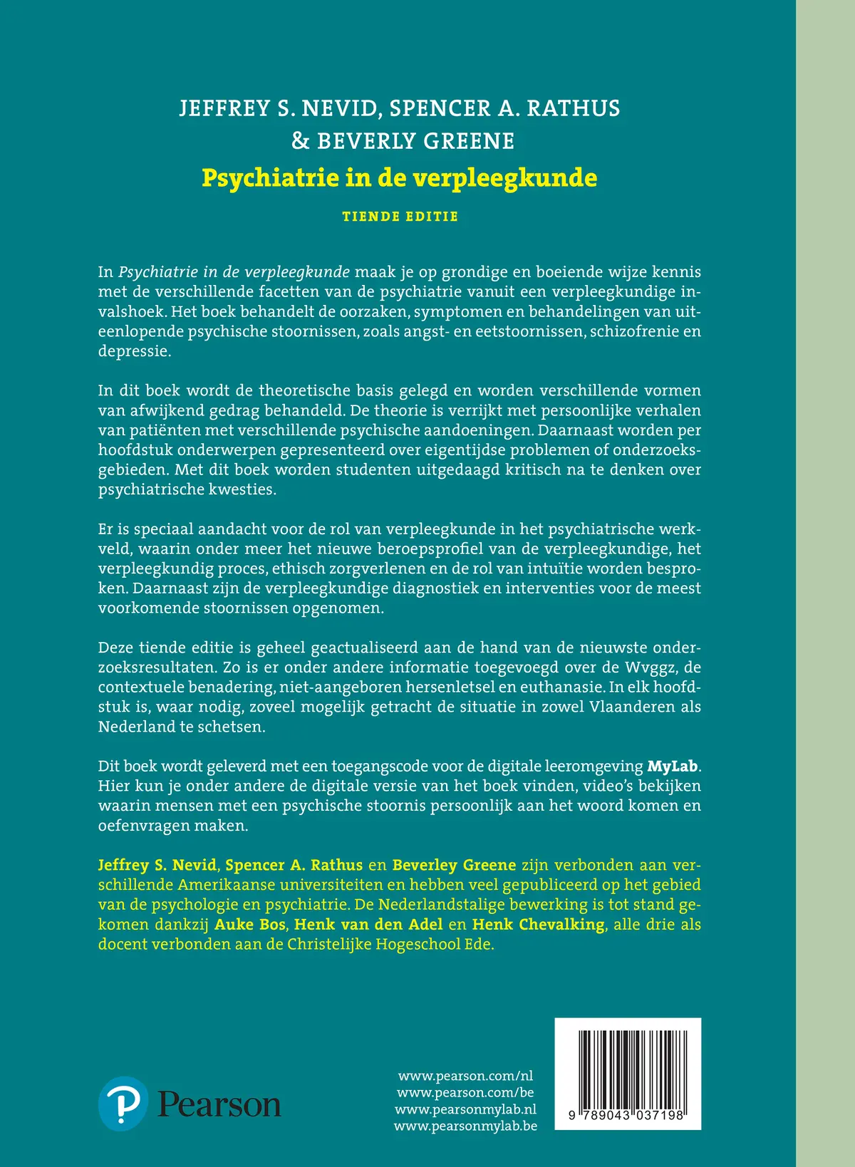 Psychiatrie in de verpleegkunde - Jeffrey S. Nevid, Spencer A. Ratrhus, Beverly Greene 2