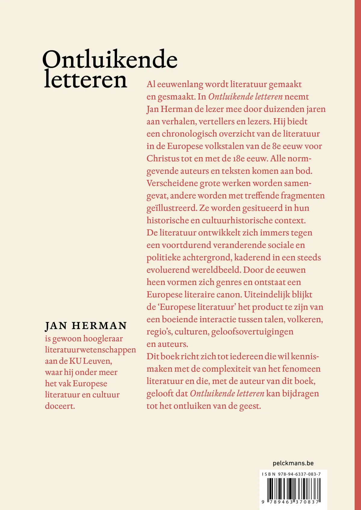 Ontluikende letteren - Jan Herman 2