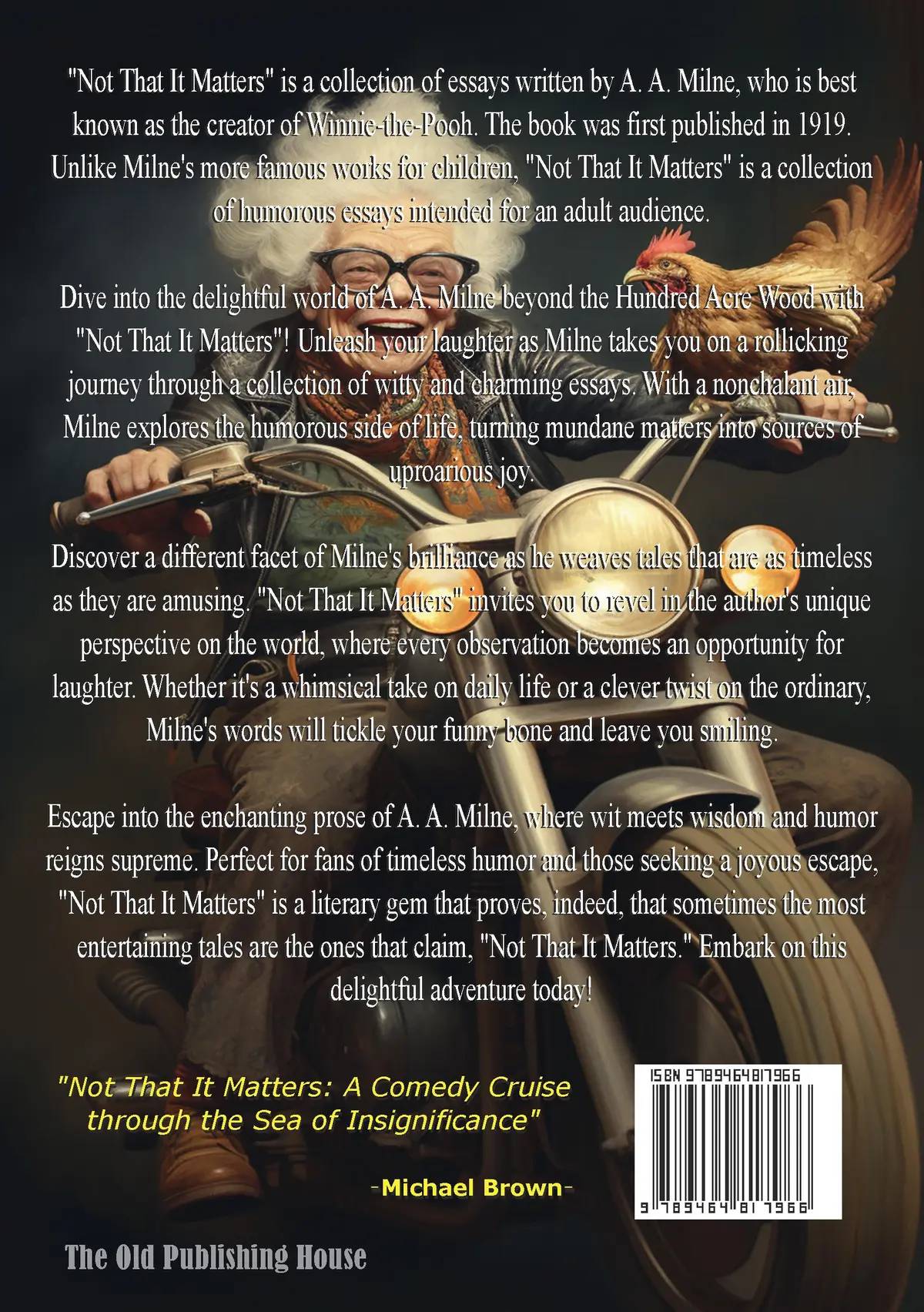 Not That it Matters - A. A. Milne 2