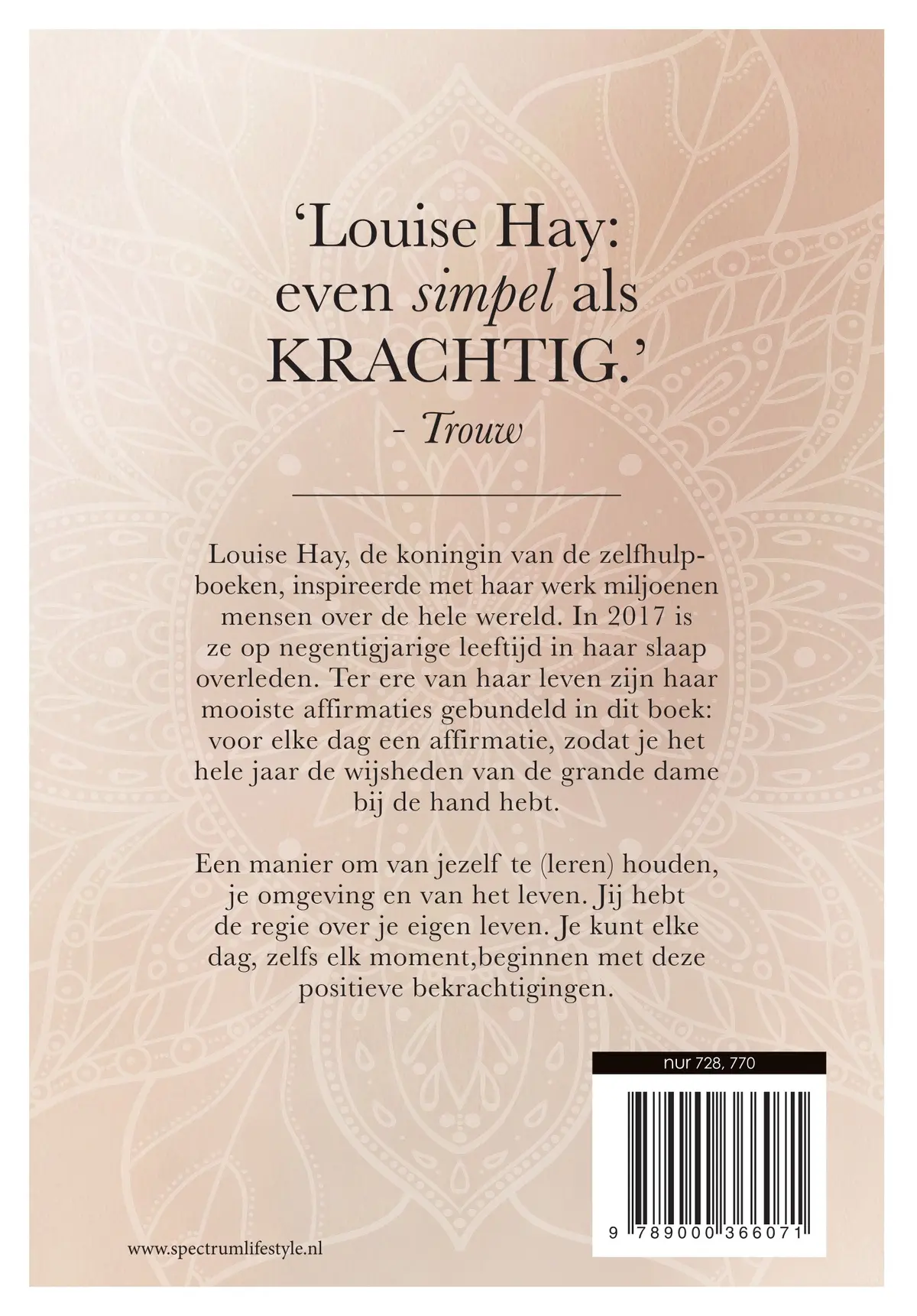 Wees lief voor jezelf - Louise Hay 2