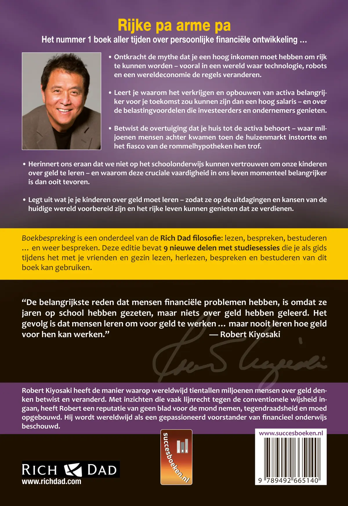 Rijke pa arme pa - Robert T. Kiyosaki 2
