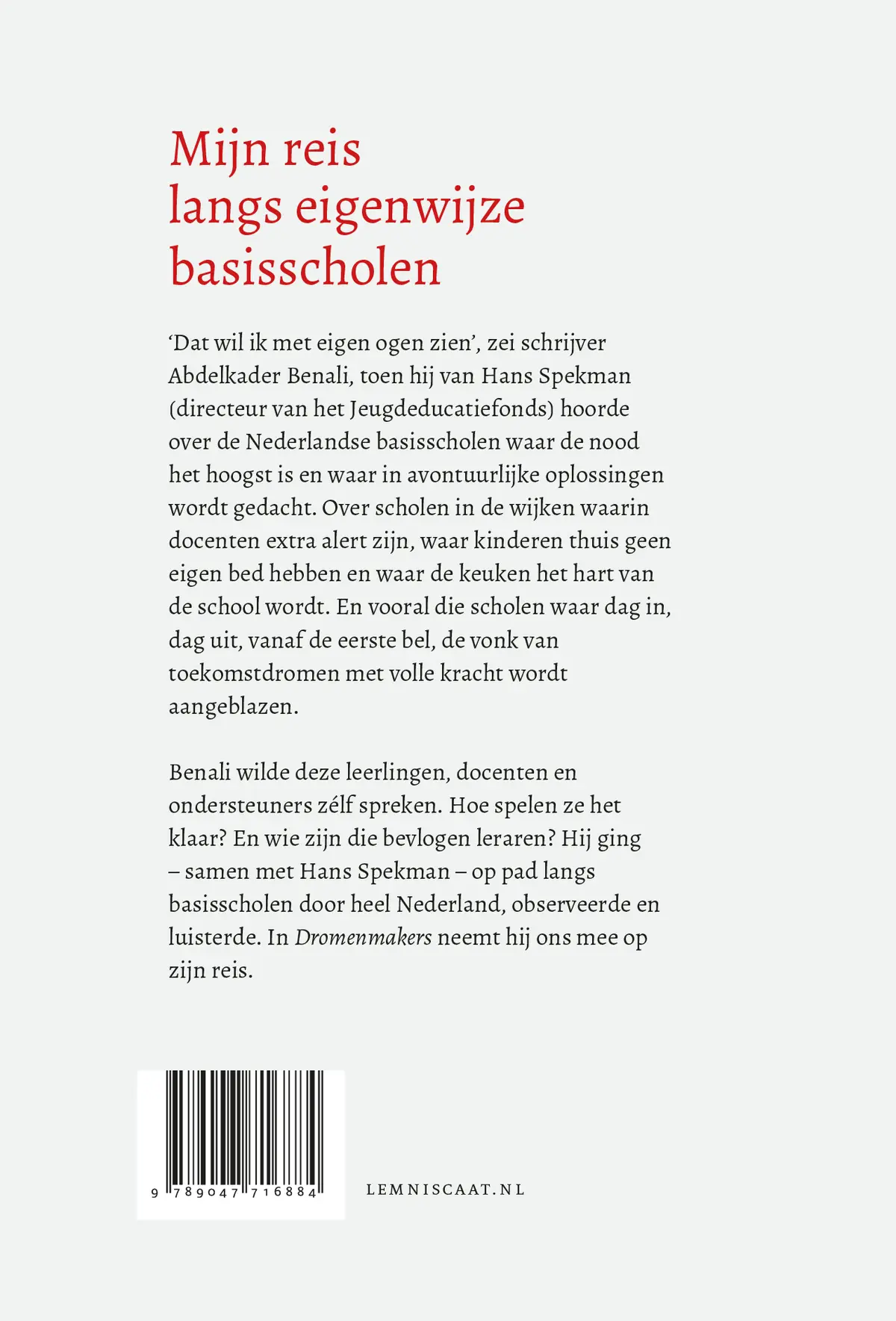 Dromenmakers - Abdelkader Benali 2