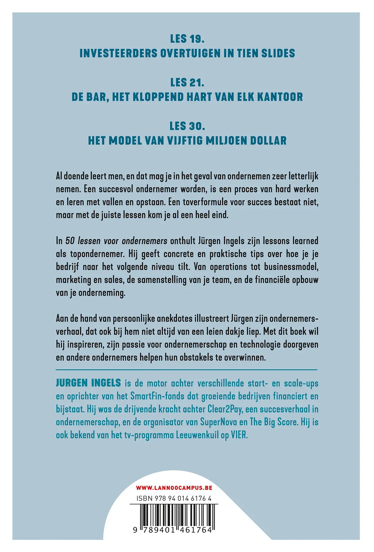 50 lessen voor ondernemers - Jürgen Ingels 2