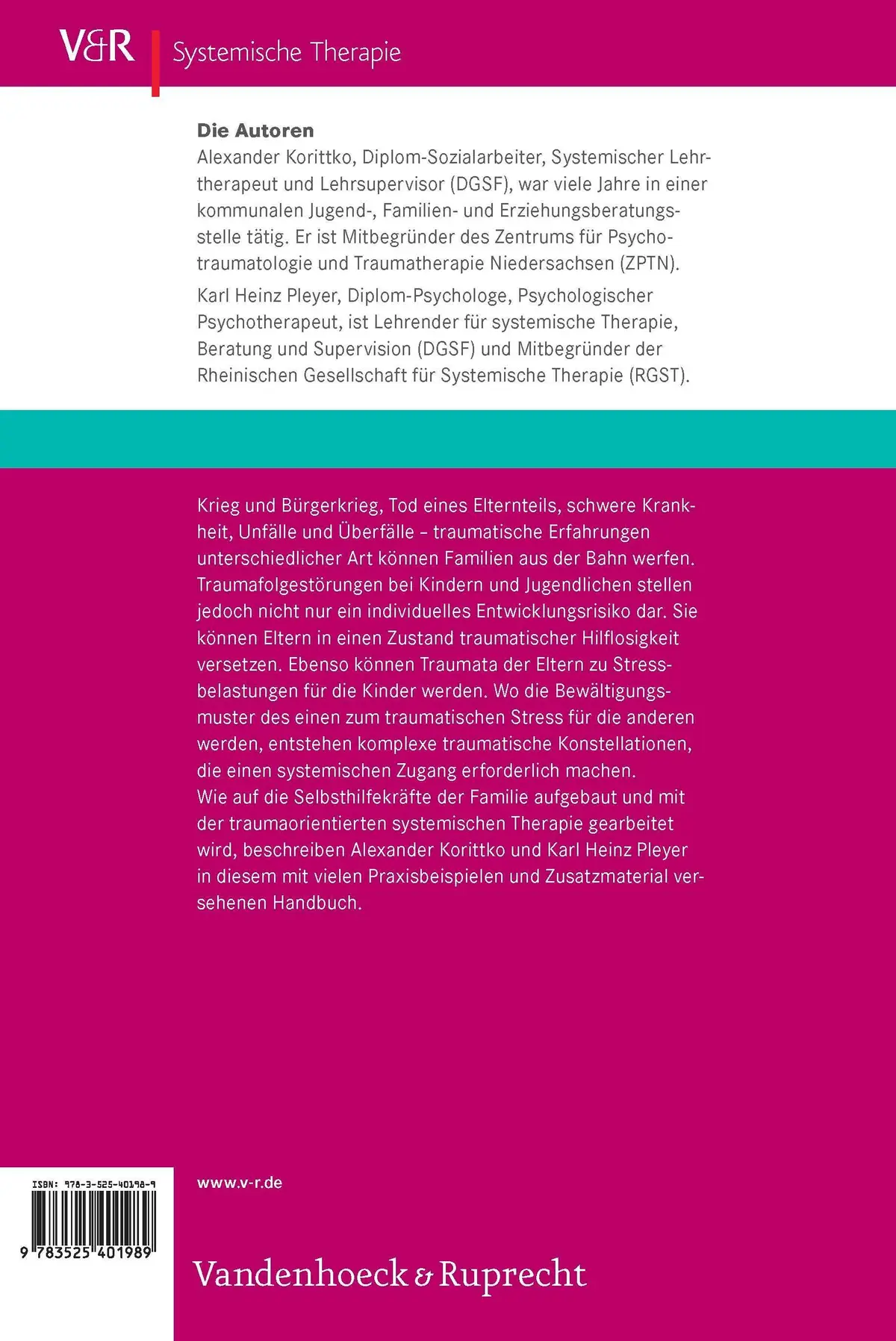 Traumatischer Stress in Der Familie - Alexander Korittko, Karl Heinz Pleyer 2
