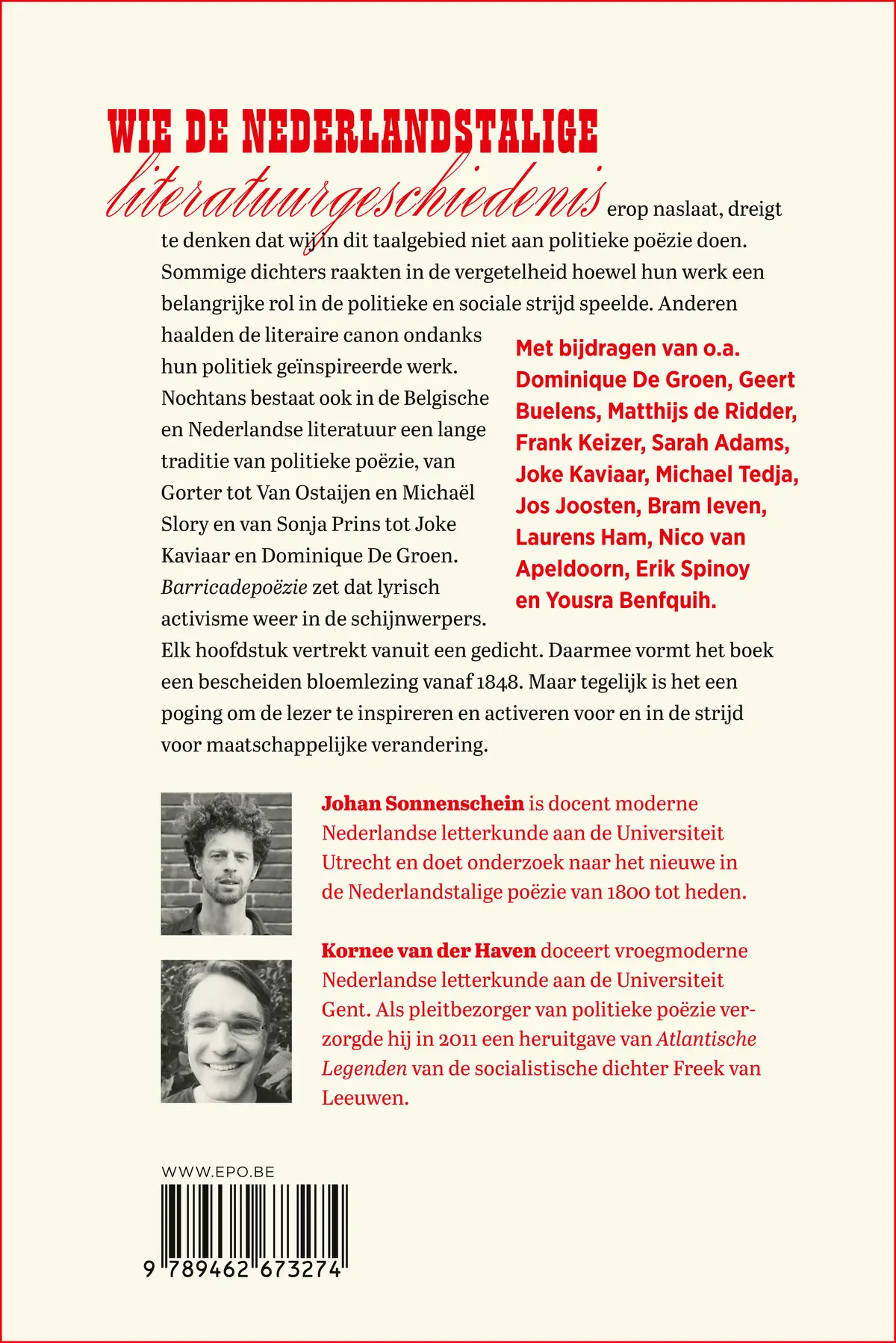 Barricadepoëzie - Johan Sonnenschein 2