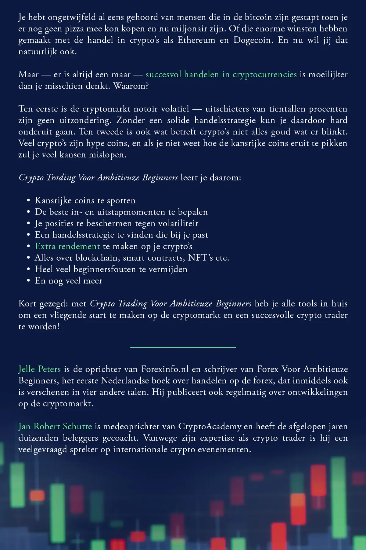 Crypto trading voor ambitieuze beginners - Jelle Peters, Jan Robert Schutte  - (ISBN: 9789082506372) | De Slegte