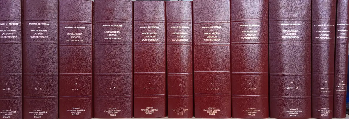 Middelnederlandsch woordenboek 11 delen compleet - Dr. E Verwijs, Dr. J. Verdam 1