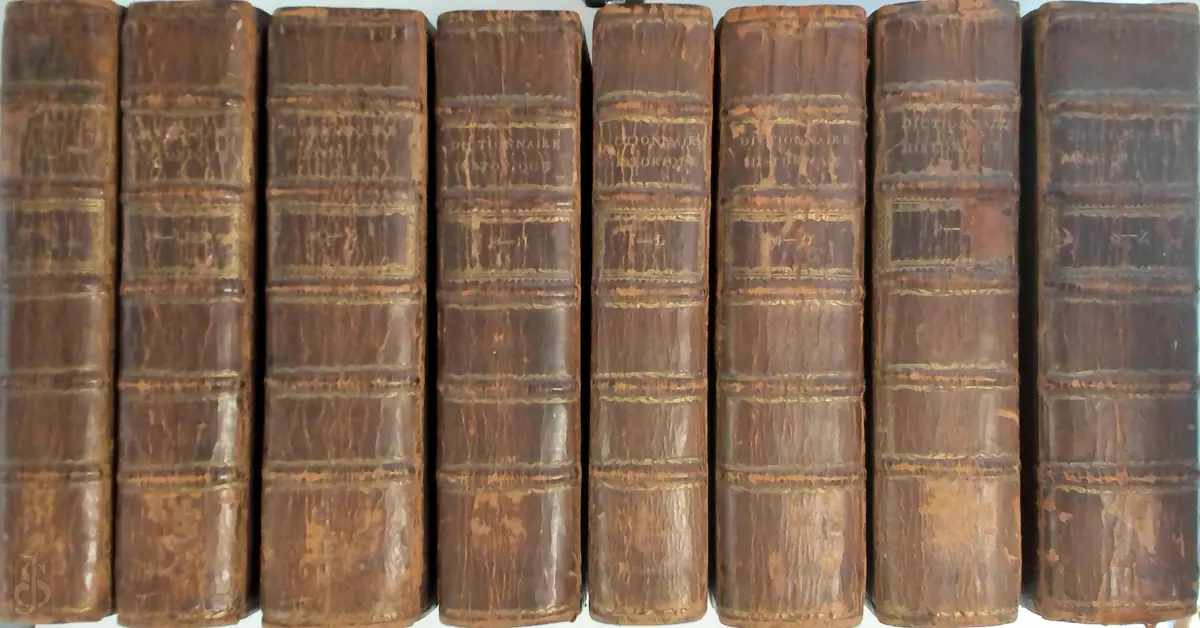 Dictionnaire historique ou histoire abrégée - 8 tomes - L'Abbé F.X.D. Feller 1