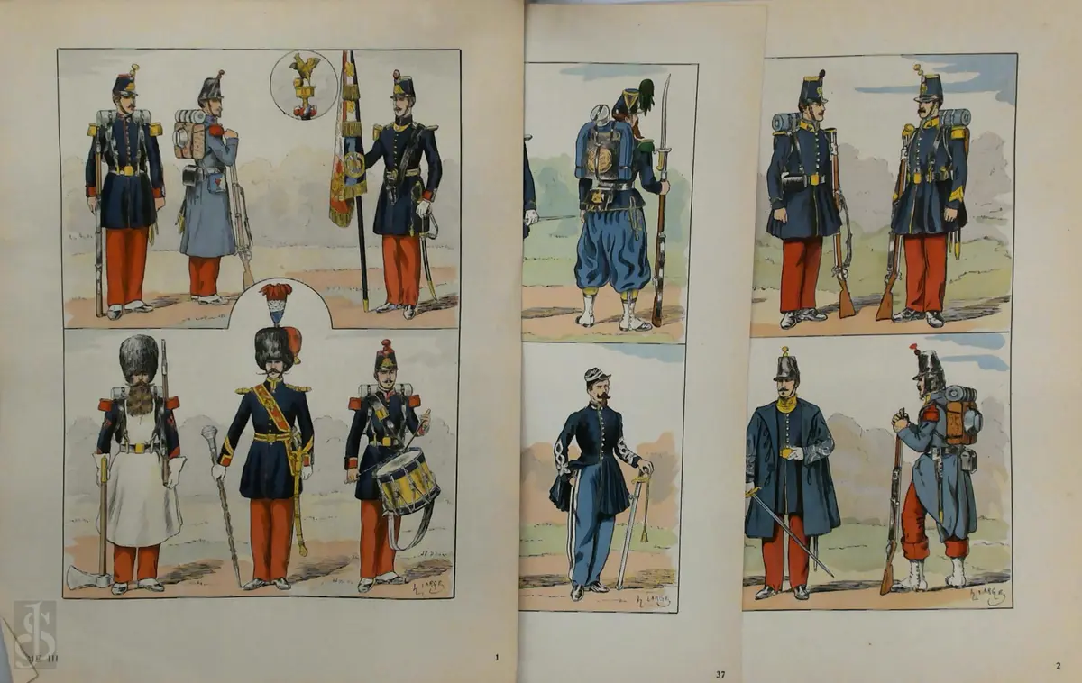 Le costume militaire à travers les ages - Hector Large 1