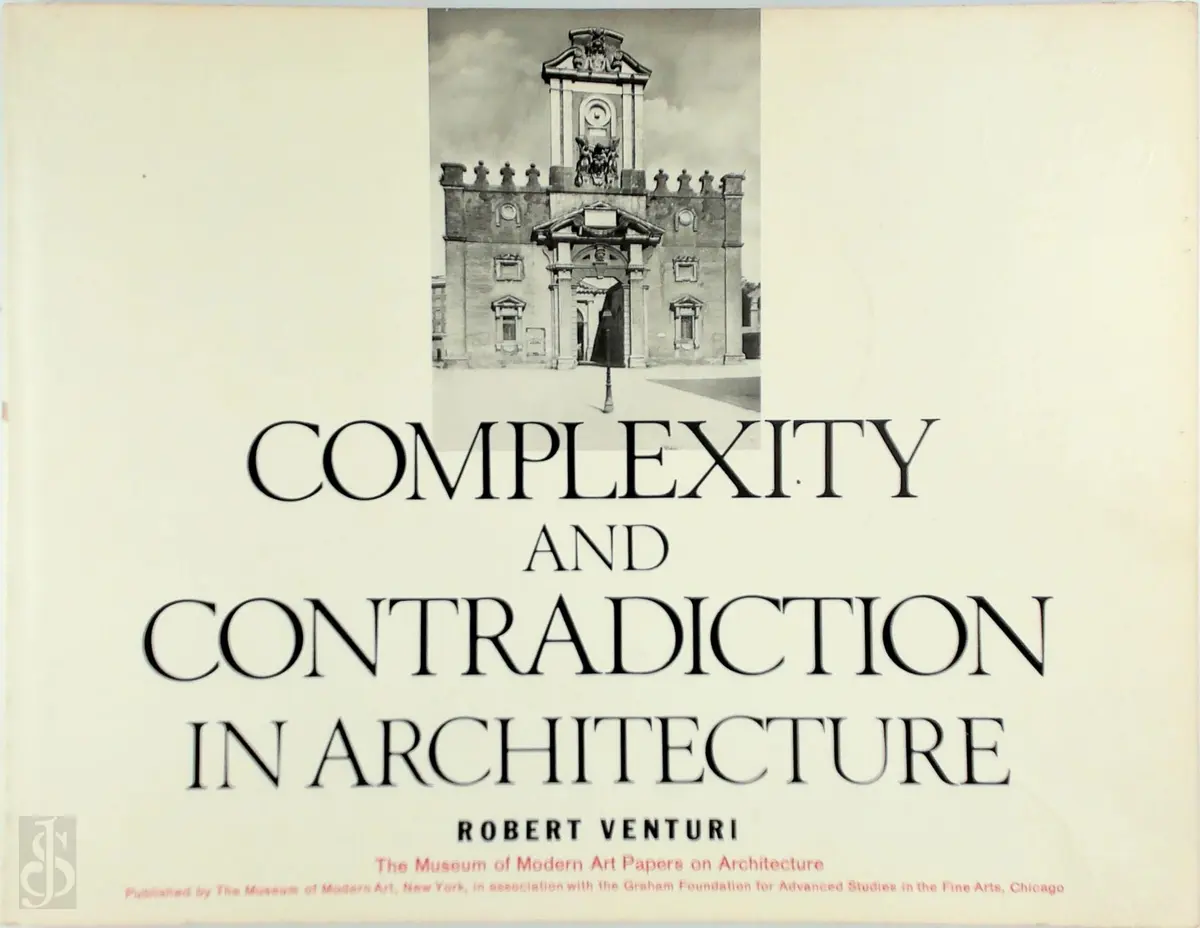Complexity and contradiction in architecture - Robert Venturi 1
