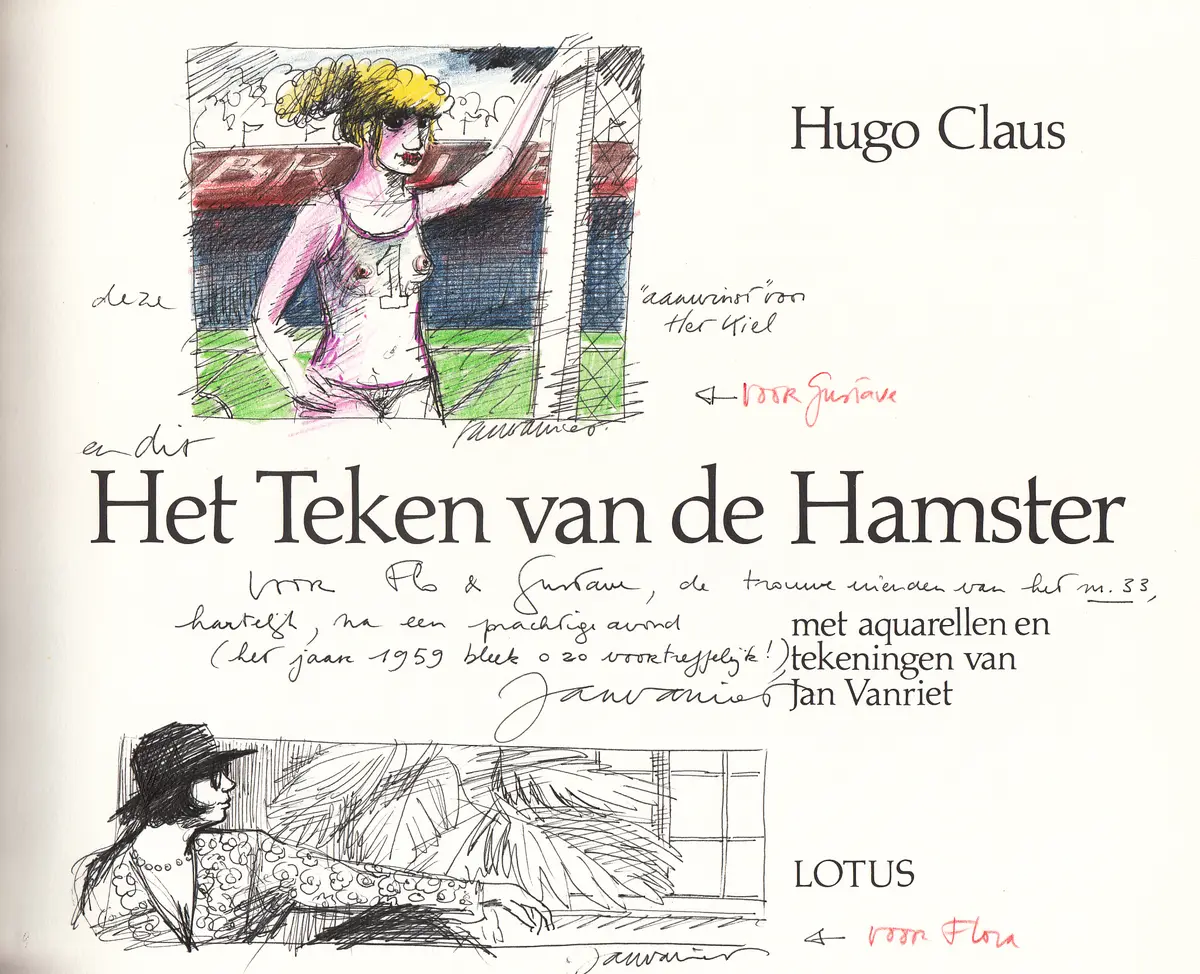 Het teken van de hamster [Luxe-editie] - Hugo Claus, Jan [Ill.] Vanriet 1