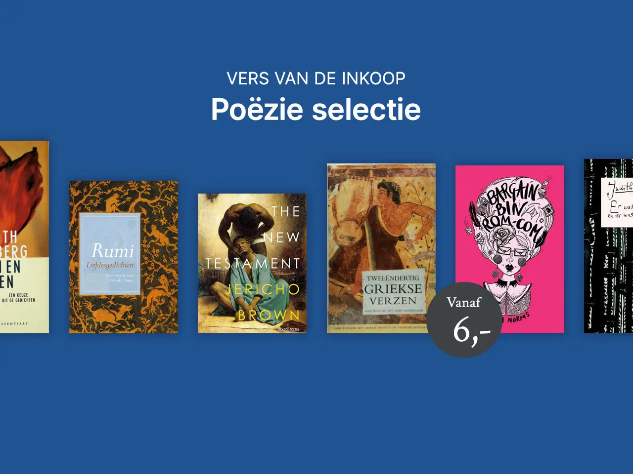 Vers van de inkoop Poëzie selectie