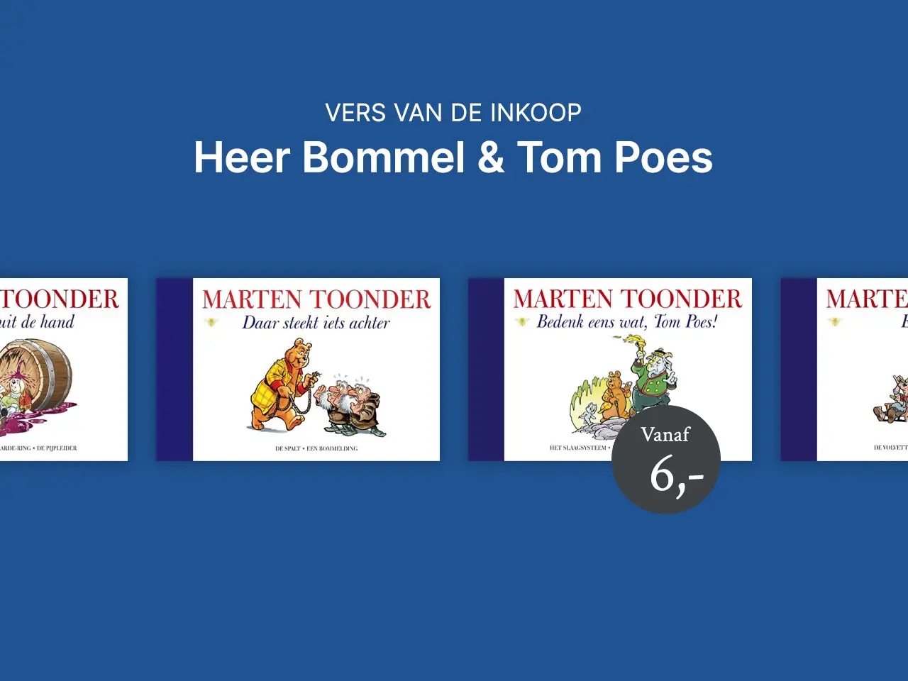 Vers van de inkoop Heer Bommel & Tom Poes
