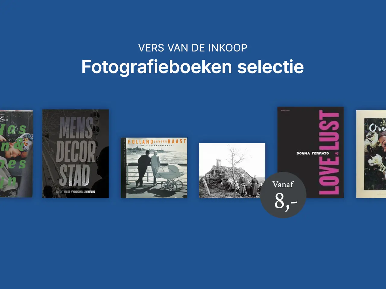 Vers van de inkoop Luxe fotografieboeken selectie