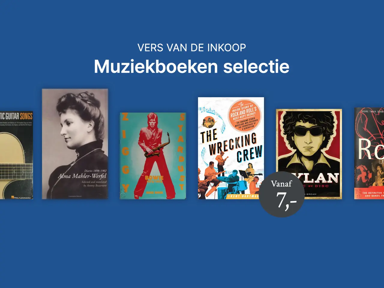 Net binnen Muziekboeken selectie