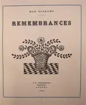 Remembrances [50 copies printed on Snow White] - Max Elskamp 1