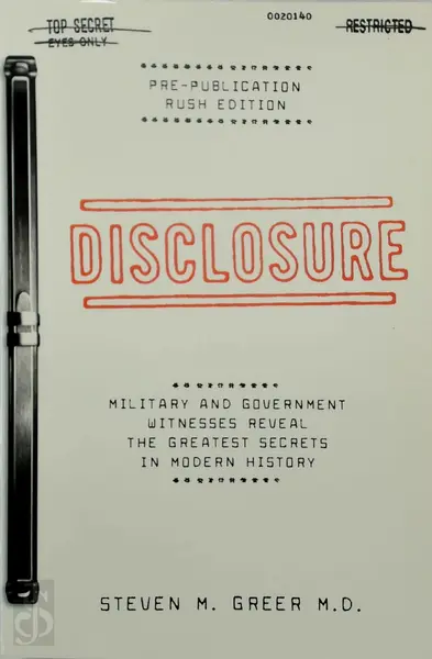 Disclosure - Steven M. Greer