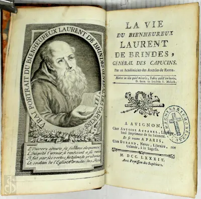 La vie du bienheureux Laurent de Brindes, général des Capucins - Giuseppe Loreto] [Marconi