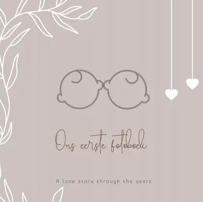 Ons eerste fotoboek - Fotoboek tweeling - Fotoalbum - Babyalbum - Plakboek - Invulboek. - Vayenn Vayenn