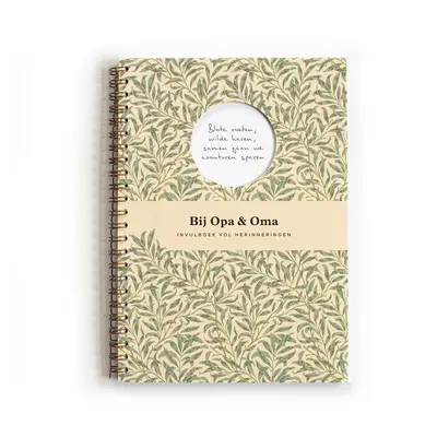 Bij opa en oma - invulboek vol herinneringen
