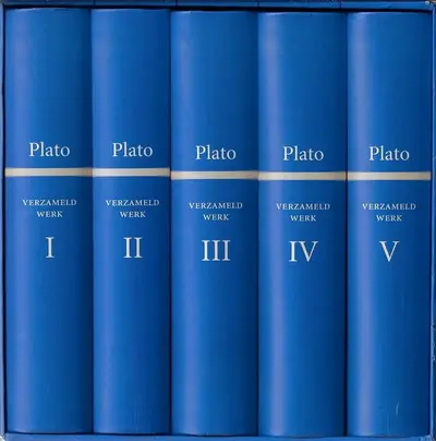 Verzameld werk [5 delen set in luxe cassette] - Plato
