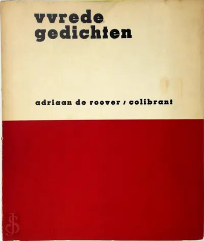 Vvrede Gedichten - Adriaan de Roover