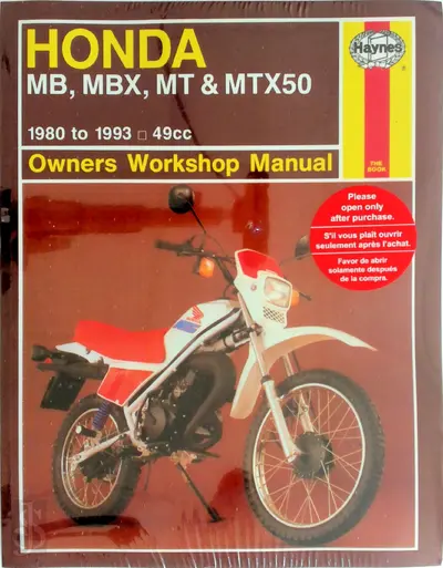 Honda MB, MBX, MT & MTX50 owners workshop manual - Jeremy Churchill