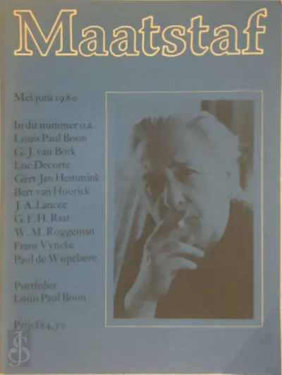 Maatstaf Mei/juni 1980 [cover Louis Paul Boon] - Unknown