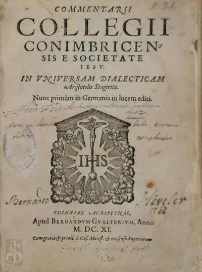 Commentarii Collegii Conimbricensis e Societate Iesu - Coimbra