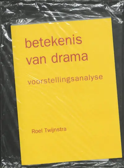 Betekenis van drama - R. Twijnstra