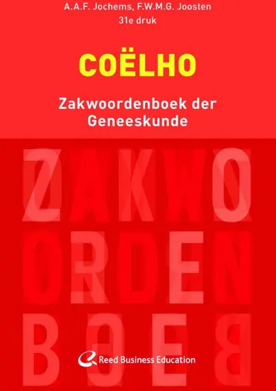 Coelho zakwoordenboek der geneeskunde - A.A.F. Jochems, F.W.M.G. Joosten