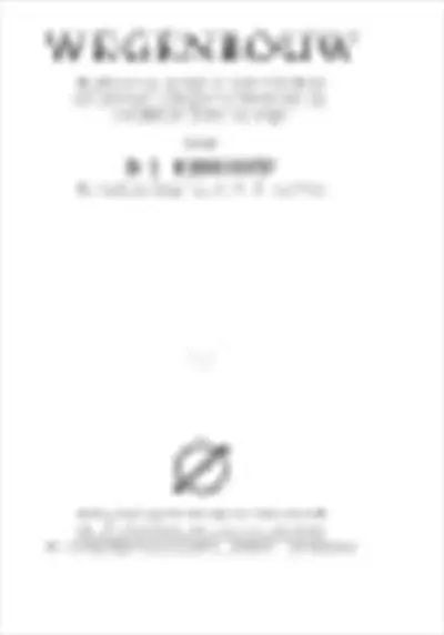 Wegenbouw - Bernard Johan Kerkhof, W. N. van Vliet