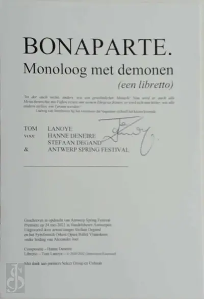 Bonaparte - Tom Lanoye