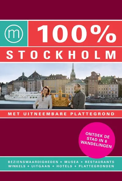 100% / Stockholm + stadsplattegrond - Saskia de Leeuw